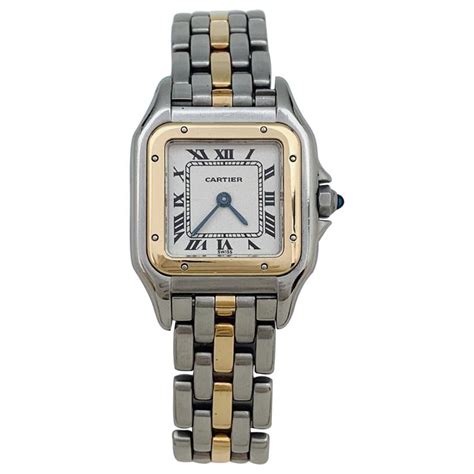 montre femme cartier prix|cartier or et acier.